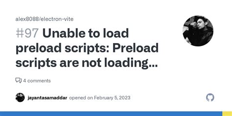 unable to load preload.